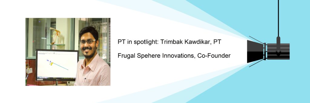 Frugal sphere innovations cofounder, Trimbak kawdikar